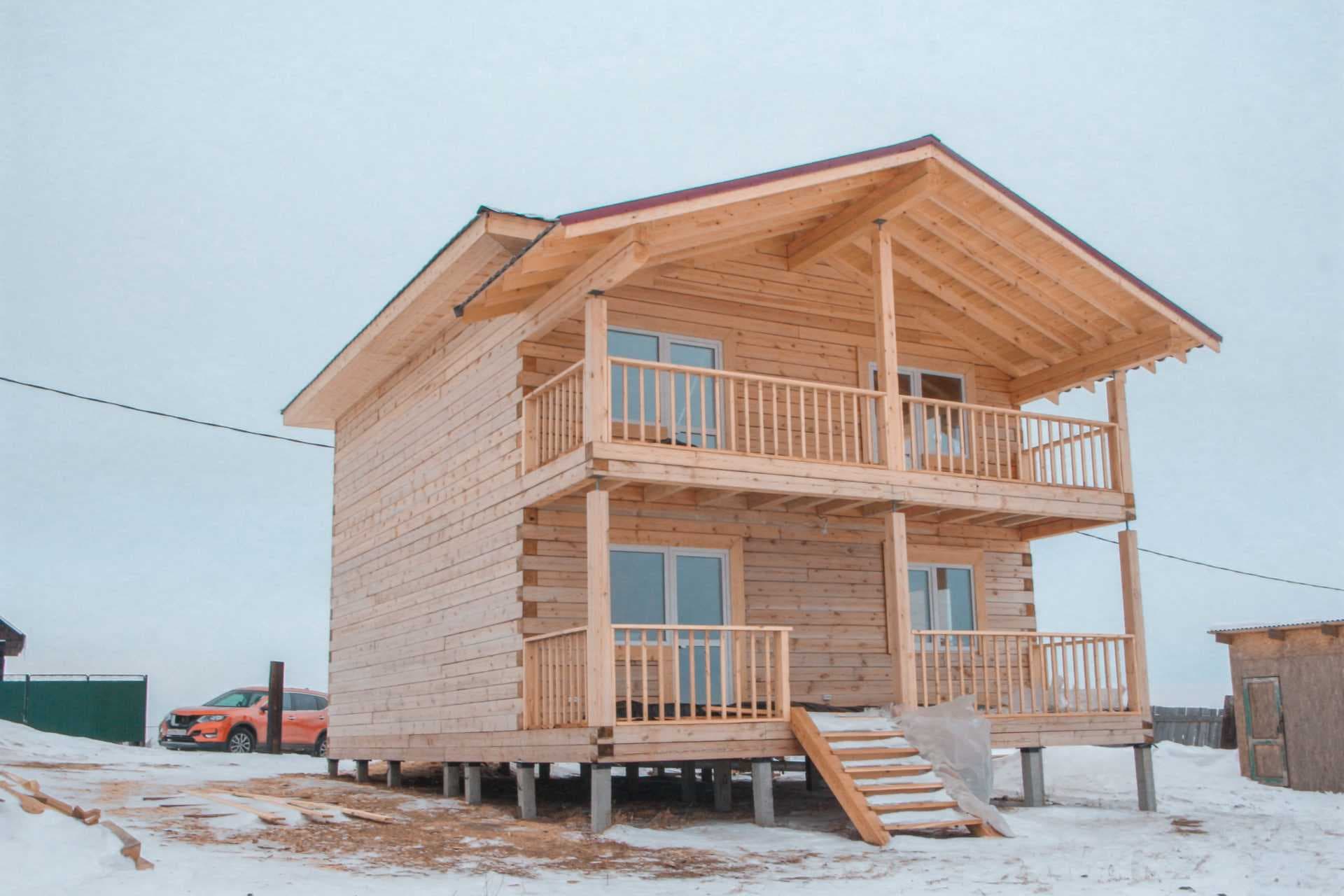 Проект дома Брусовой дом 2 этажа 155 м2 в Мамонах, 155 м², брус — миниатюра 5