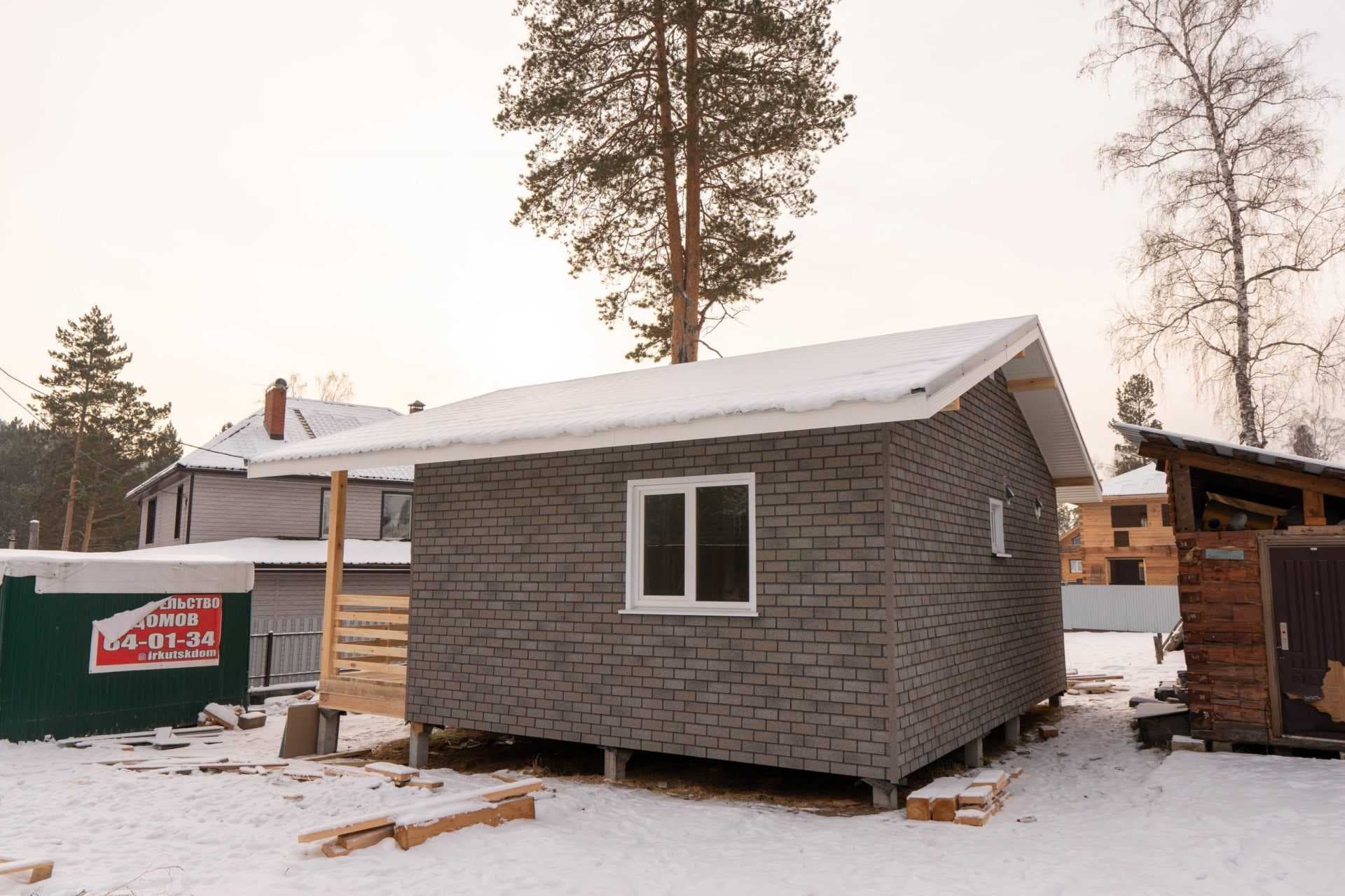 Проект дома Одноэтажный каркасный дом 48 м2 в ДНТ Медицинский городок, 44 м², каркас — миниатюра 6