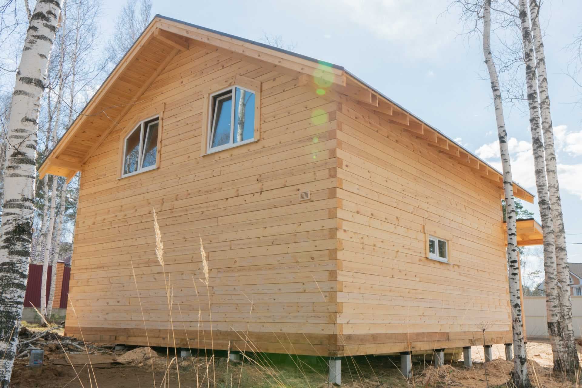 Проект дома Брусовой дом с баней 170 м2 в СНТ Политехник, 170 м², брус — миниатюра 7
