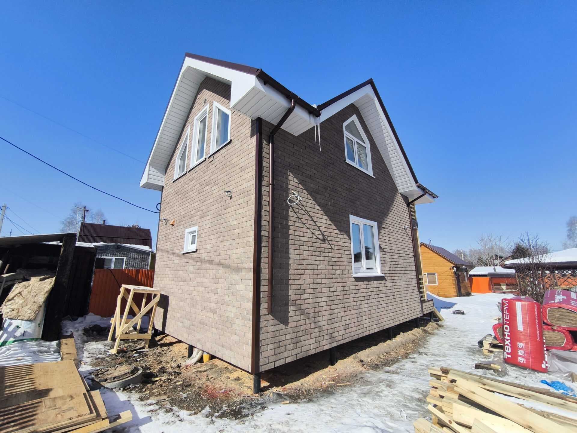 Проект дома Мансардный коттедж 70 м2 в СНТ Ремонтник, 70 м², брус — миниатюра 8