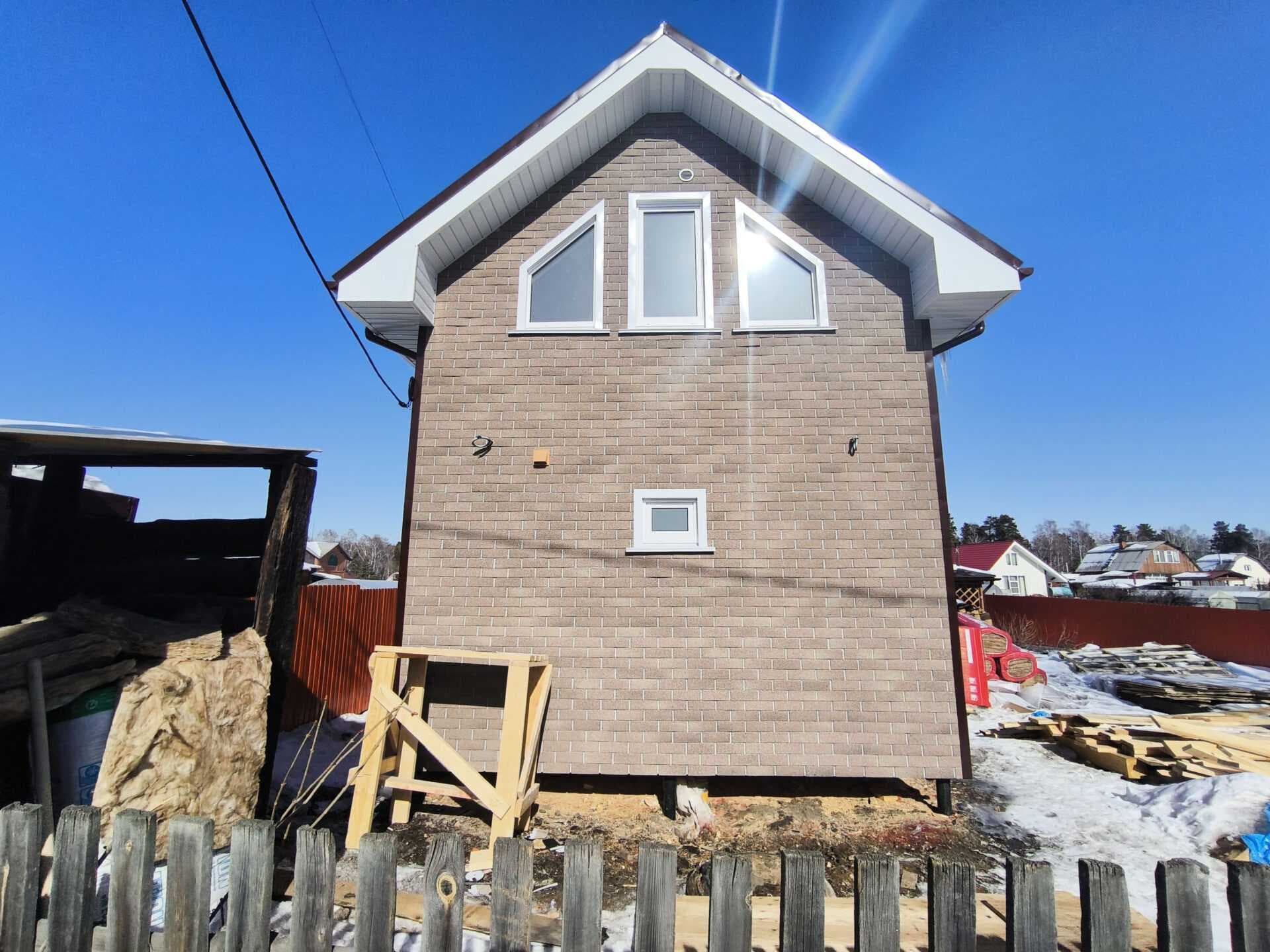 Проект дома Мансардный коттедж 70 м2 в СНТ Ремонтник, 70 м², брус — миниатюра 9