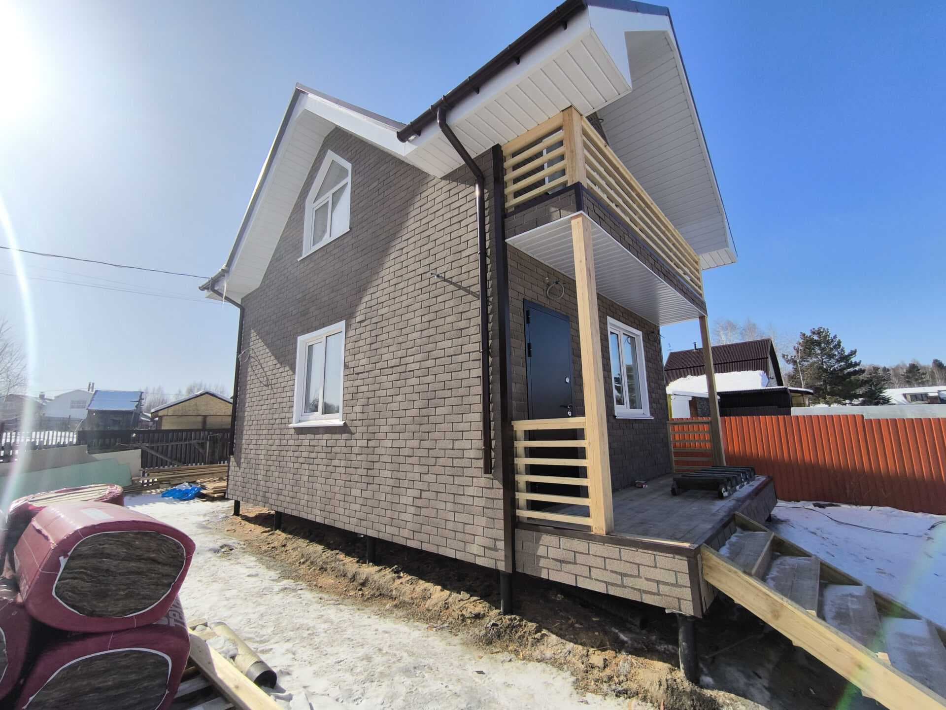 Проект дома Мансардный коттедж 70 м2 в СНТ Ремонтник, 70 м², брус — миниатюра 11