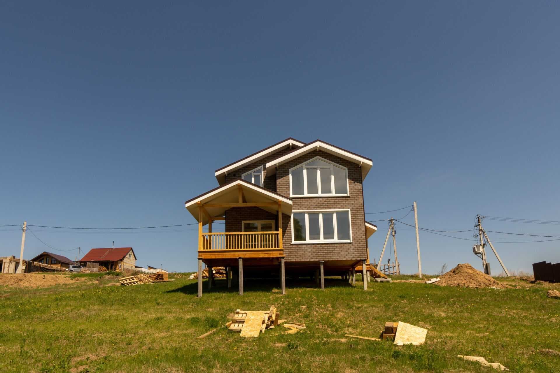 Проект дома Дом со вторым светом 120 м2 в КП Ласточки, 120 м², брус — миниатюра 2