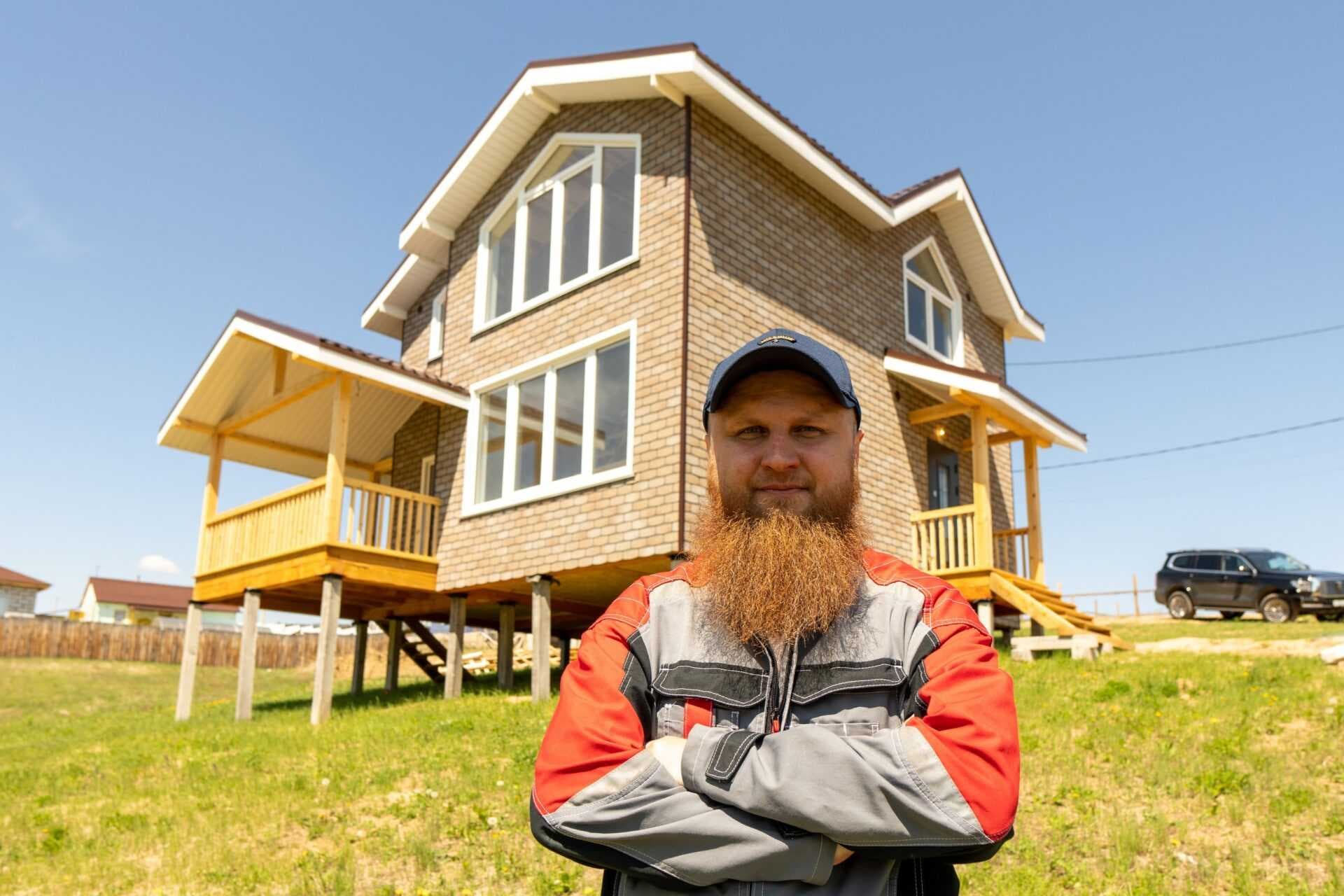 Проект дома Дом со вторым светом 120 м2 в КП Ласточки, 120 м², брус — миниатюра 3