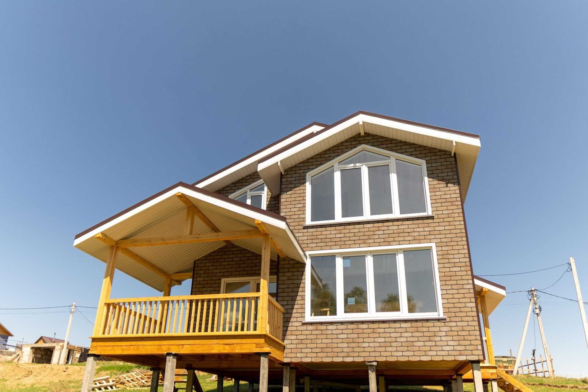 Проект дома Дом со вторым светом 120 м2 в КП Ласточки, 120 м², брус — миниатюра 4