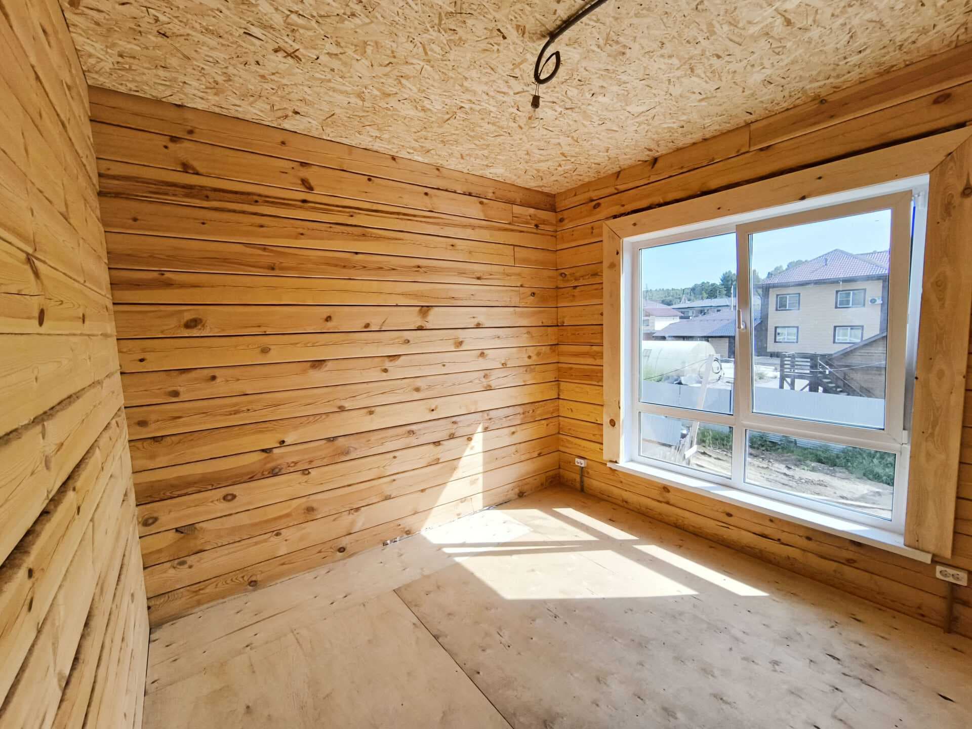 Проект дома Дом 100 м2 в СНТ Рассвет, 100 м², брус — миниатюра 2