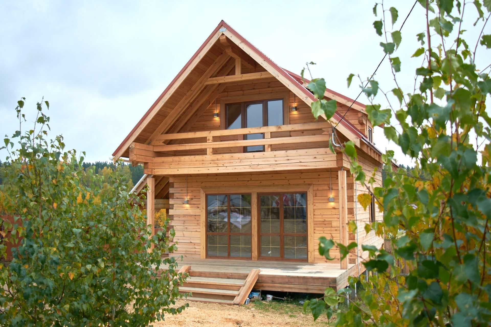 Проект дома Мансардный дом 88 м2 в Иркутске (с. Мамоны) — 88 м²